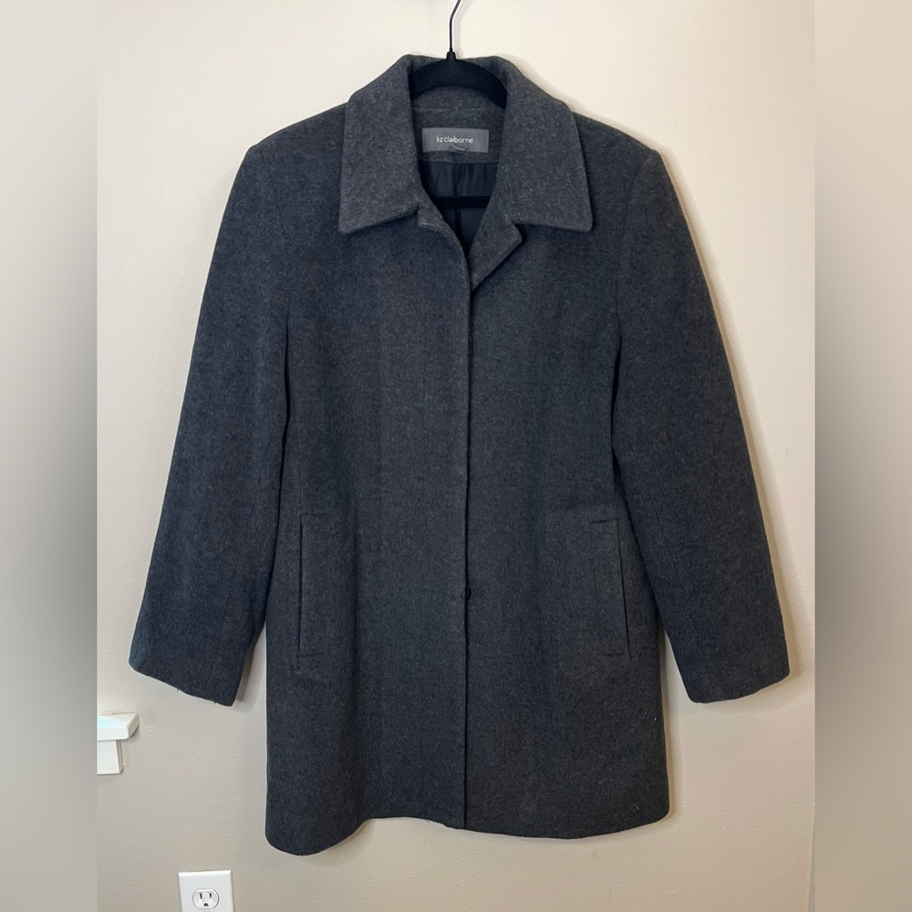 Liz Claiborne Charcoal Coat